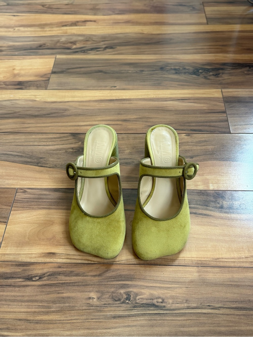 MM6 Maison Margiela Velvet Mules